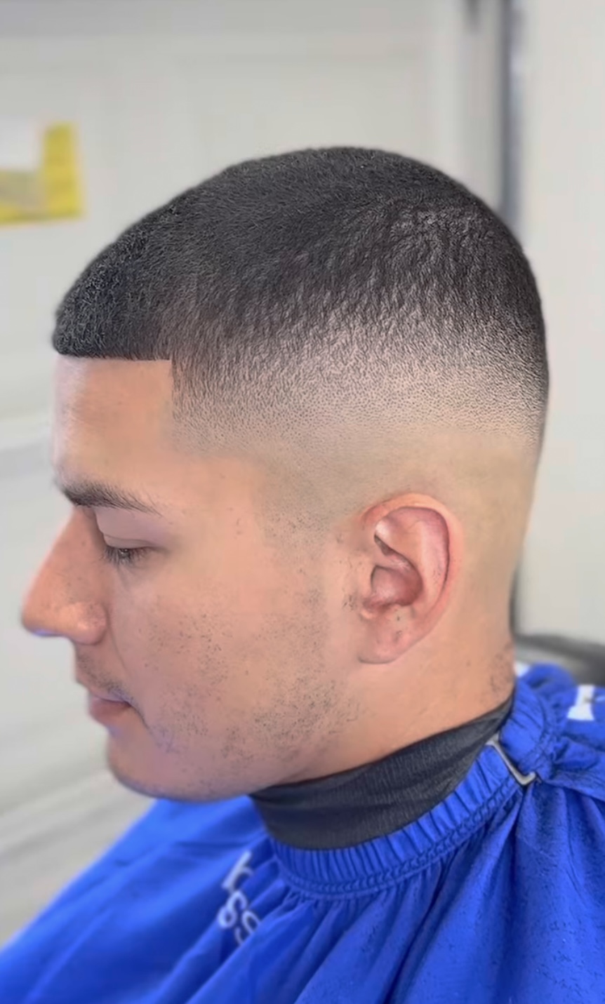 High skin fade buzz cut by Javistylz barber Richmond CA